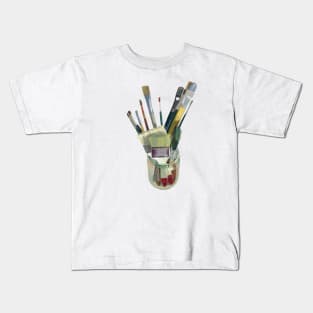 Artist's brushes Kids T-Shirt